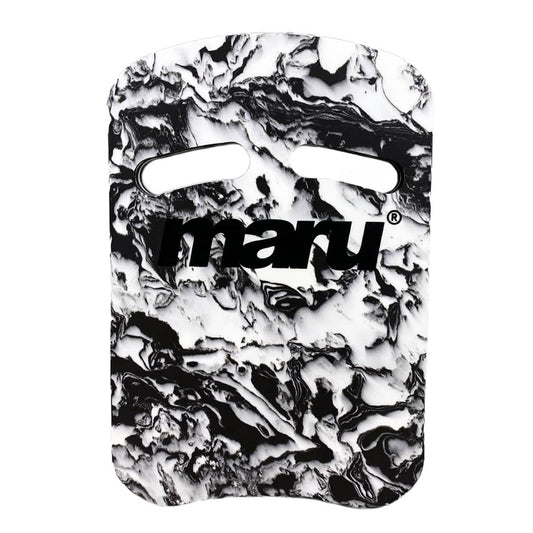 Maru Swim Kickboard - Black and White Swirl