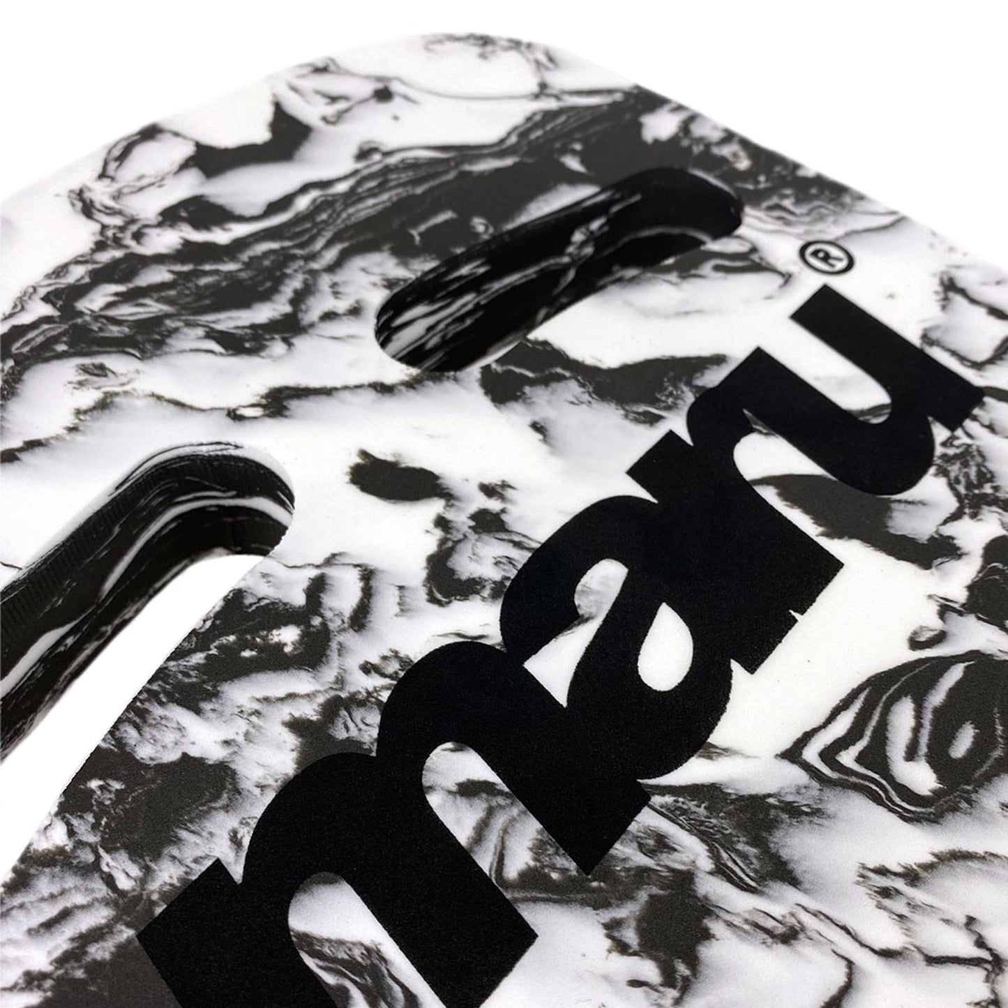Maru Swim Kickboard - Black and White Swirl