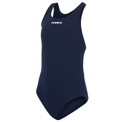 Navy Girls Pacer Racer Back Swimsuit
