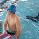 Silicone Swim Cap - Blue Shades