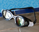 Lunettes de natation antibuée polarisées Groove pour adultes - Bleu