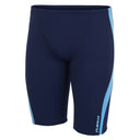 Navy and Cobalt Mens Panel Pacer Swim Jammer