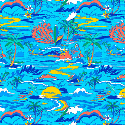 Blue Hawaii Boys Pacer Jammer
