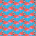 Pretty Flamingo Pacer Tie Back Badeanzug