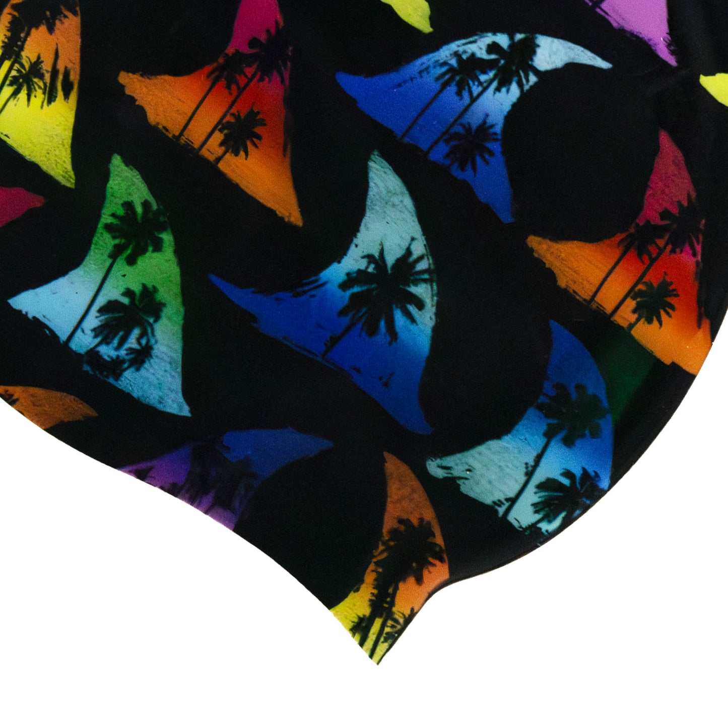 Silicone Swim Cap - Shark Bait Print