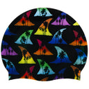 Silicone Swim Cap - Shark Bait Print