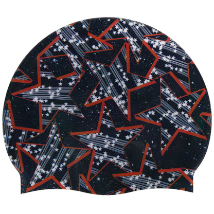 Silicone Swim Cap - Starz Print