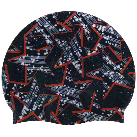 Silicone Swim Cap - Starz Print