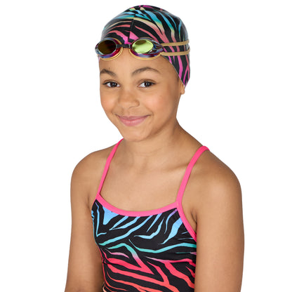 Silicone Swim Cap - Wild Thing Print