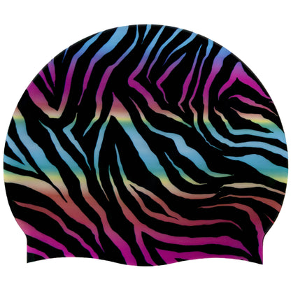 Silicone Swim Cap - Wild Thing Print