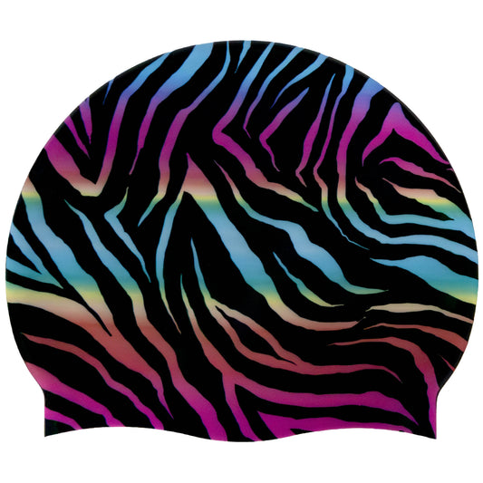 Silicone Swim Cap - Wild Thing Print