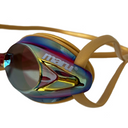 Maru Pulse Mirror Anti-Fog Adult Swim Goggles - Gold, Pink and Blue