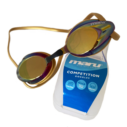 Pulse Mirror Anti-Fog-Schutzbrille für Erwachsene – Gold, Pink und Blau