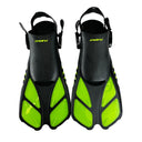 Maru Swim Dive Fins - Neon Lime and Black