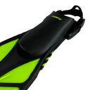 Maru Swim Dive Fins - Neon Lime and Black