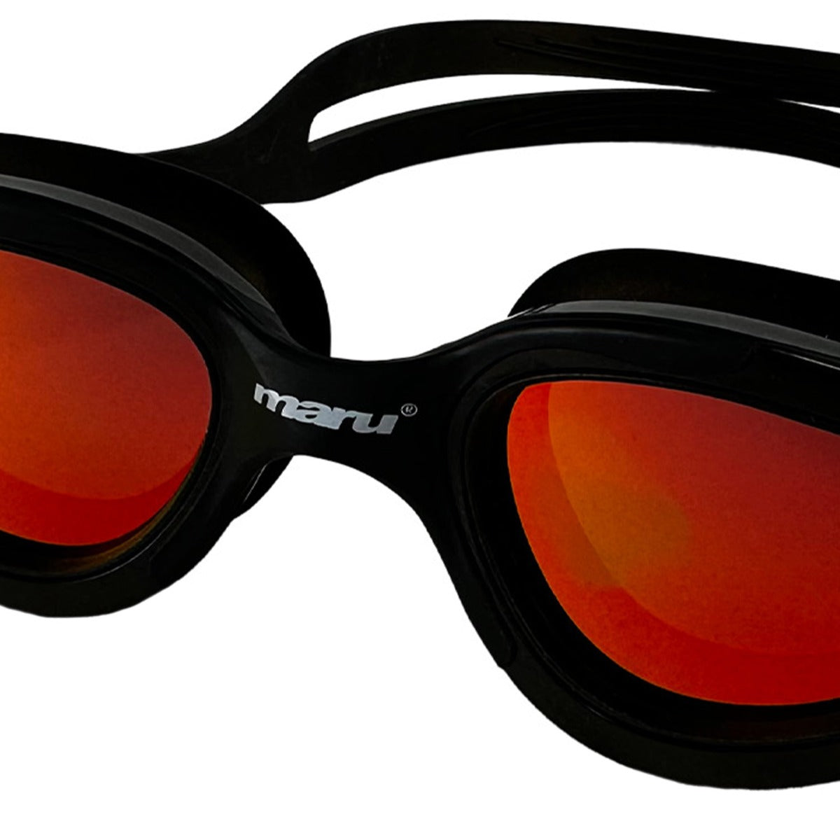 Groove Polarised Mirror Anti Fog Swimming Adult Goggles - Black