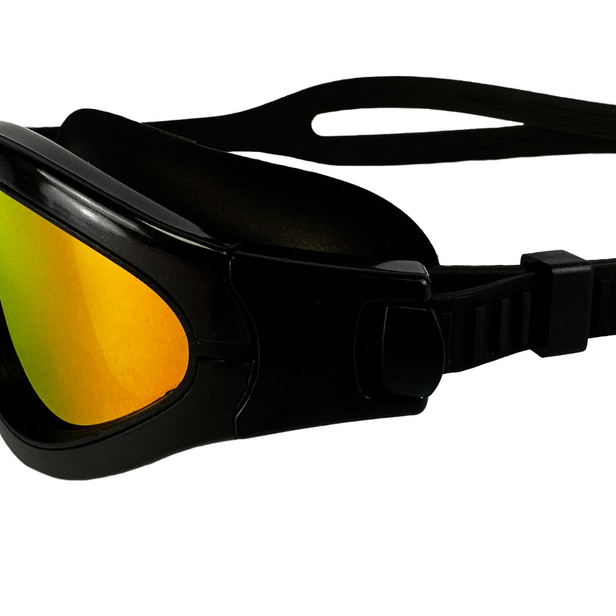 Groove Polarised Mirror Anti Fog Swimming Adult Goggles - Black