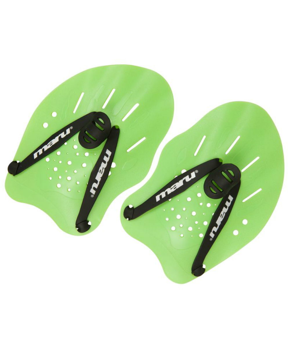 Maru Swimming Hand Paddles - Lime