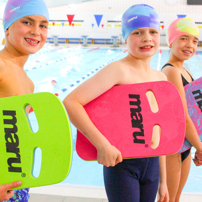 Silicone Swim Cap - Blue, Pink and Purple
