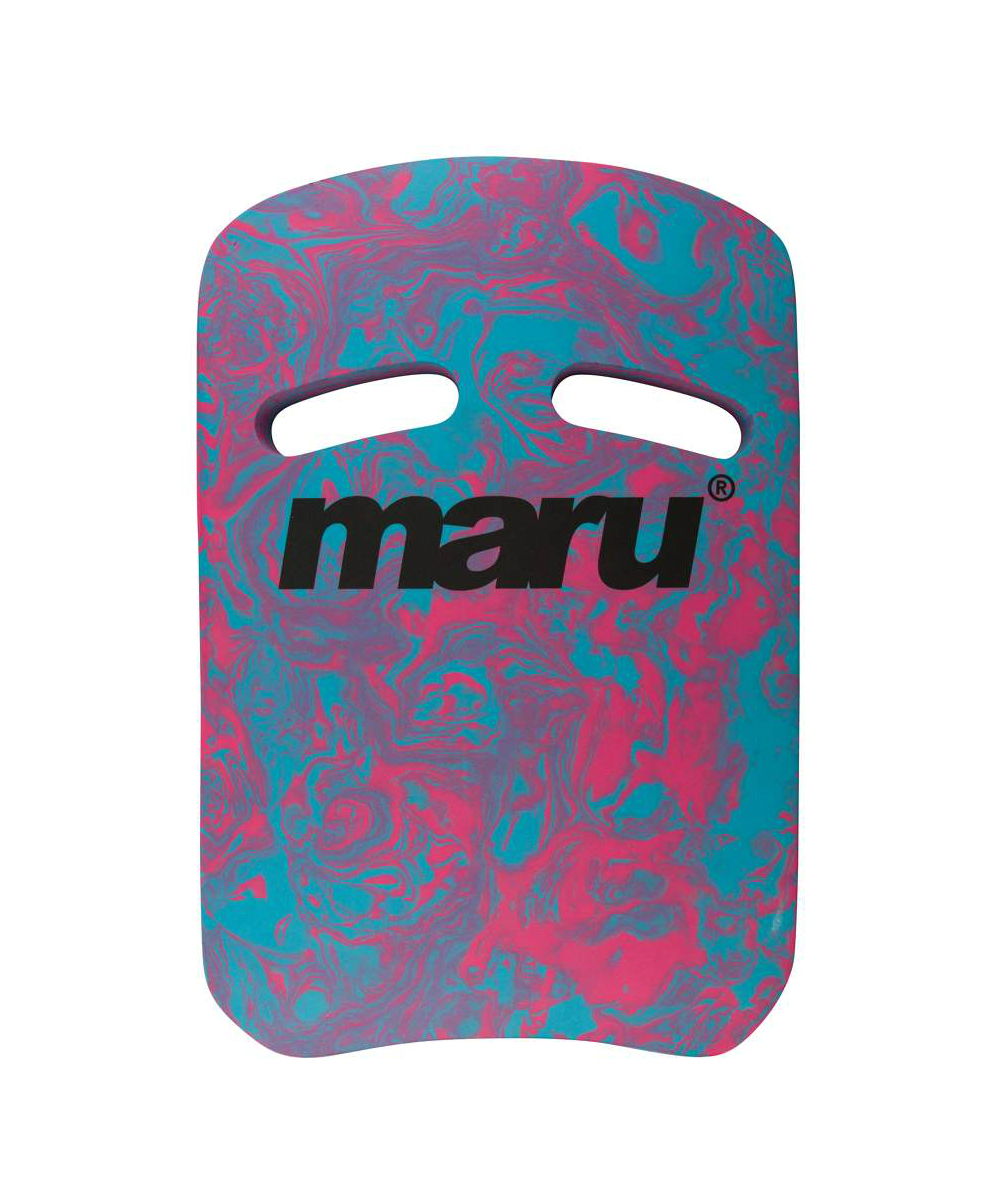 Maru Swim Kickboard - Blue and Pink Swirl