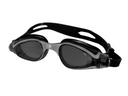 Maru Magna Swim Goggles, Anti-Fog, Clear Vision with UV Protection, Black and Silver