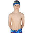 Silicone Swim Cap - Night Shark Print