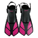 Maru Swim Dive Fins - Neon Pink and Black