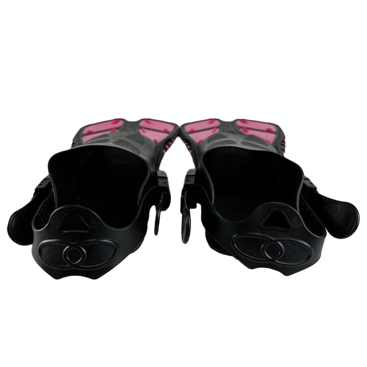 Palmes de plongée – Rose fluo et noir