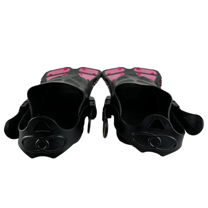 Palmes de plongée – Rose fluo et noir