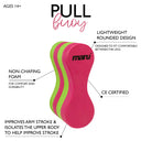 Maru Swim Junior Pull Buoy - Pink and Lime