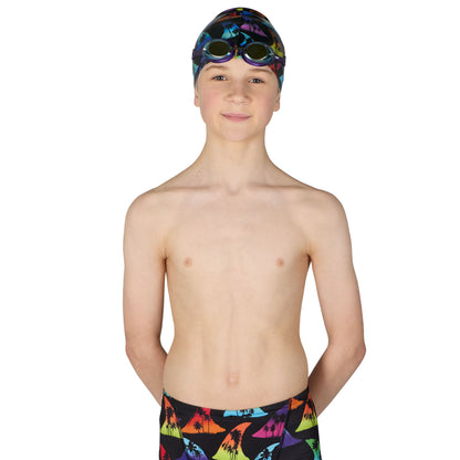 Silicone Swim Cap - Shark Bait Print