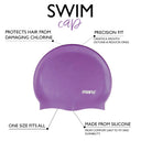 Silicone Swim Cap - Purple
