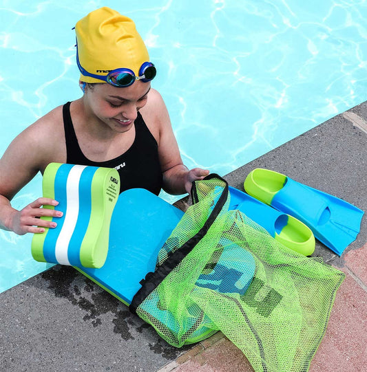 Maru Adult Power Bundle - Training Fins, Kickboard & Pull Buoy + FREE BAG!