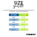 Maru Swim Training Fins - Blue and Lime