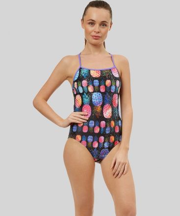 Piña Colada Ecotech Sparkle Swimsuit