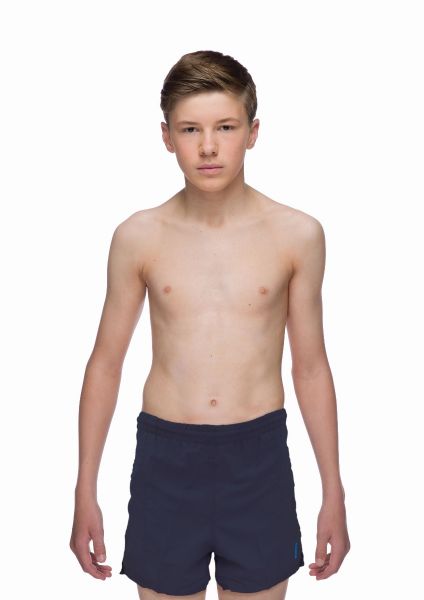 Solid Tactel Boys Swimming Short (Navy)