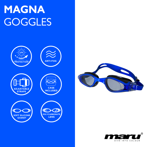 Magna Anti Fog Goggles (Blue/Black)