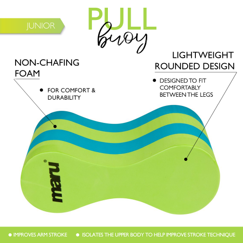 Junior Pull Buoy (Lime/Blue)